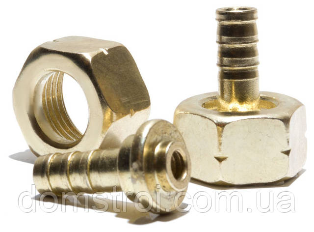 Гайка пропан ліва різь плюс штуцер, фото 1