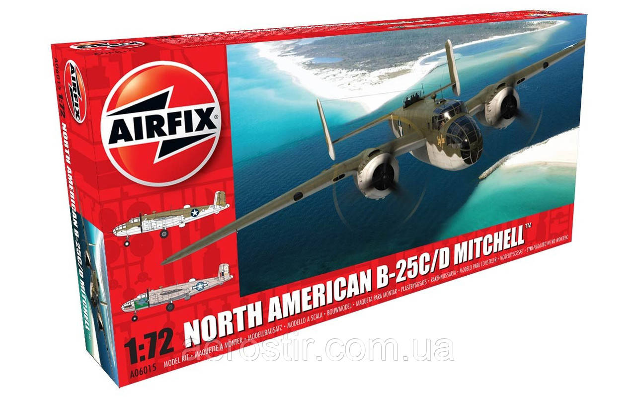 North American B-25C/D Mitchel 1/72 AIRFIX 06015