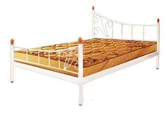 Двоспальне ліжко Каліпсо два бильця Метал Дизайн