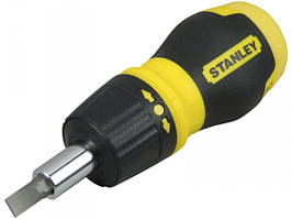 Викрутка реверсивна STANLEY "Multibit Stubby" з насадками 7 р.