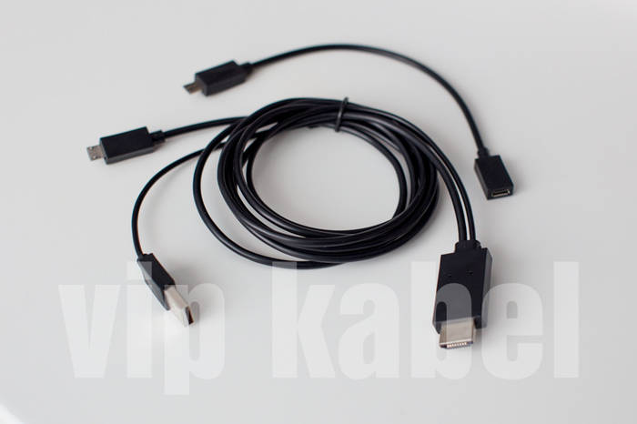 HDMI MHL адаптер 5pin + 11pin. Переходник HDMI USB кабель. Micro Usb ...
