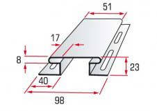З'єднувальна планка — 3050 мм, Alta-Flex.