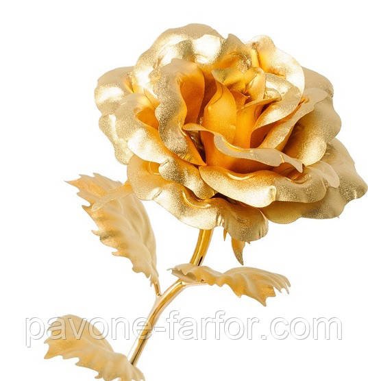 Позолочена Троянда сусальне золото GL-RO-001