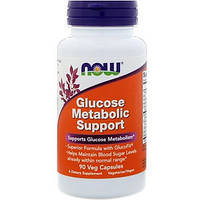 Now Foods, Продукт для підтримки метаболізму глюкози, 90 рослинних капсул