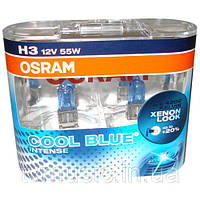 Автомобильная галогенная лампа Osram Cool blue Intense 4200k H3 12V 55 W (производство Osram, Германия)