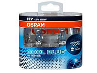 Автомобильная галогенная лампа Osram Cool blue Intense 4200k H7 12V 55 W (производство Osram, Германия)