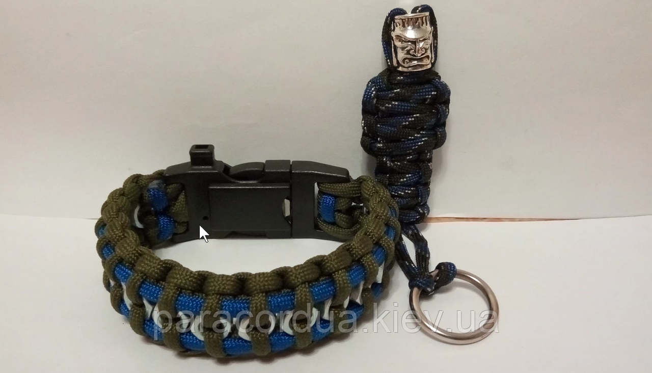 Браслет 15 на 1 + темляк виживання з паракорда ,мультитул
