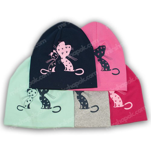 трикотажная шапочка для девочки трикотажная шапочка для девочки