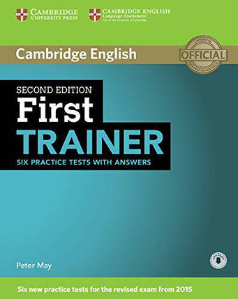 First Trainer Second Edition Six Practice Tests without with answers Downloadable Audio, фото 1