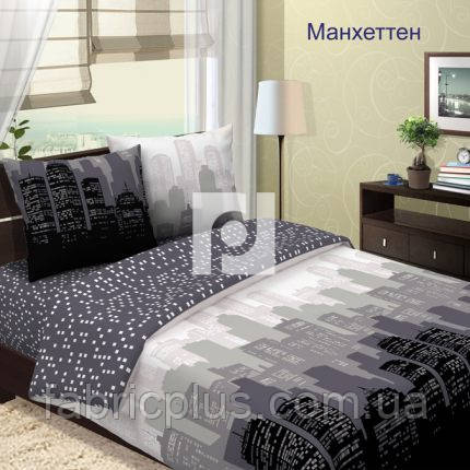 Бязь набивна 220 см арт. 120/220(546-1 манхеттен сер)