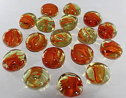 Камінь декоративний, штучний. Жовтогарячий