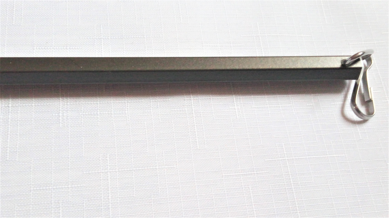 Паличка для штор алюмінієва Forest (антик темний) 122 см, фото 1