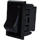 Перемикач ASW-06-102 ON-OFF-ON, 3pin, 12 V, 20 А, чорний