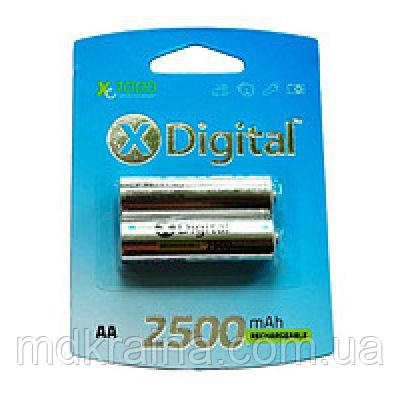 Аккумулятор X-Digital AA 2500 mAh 1шт