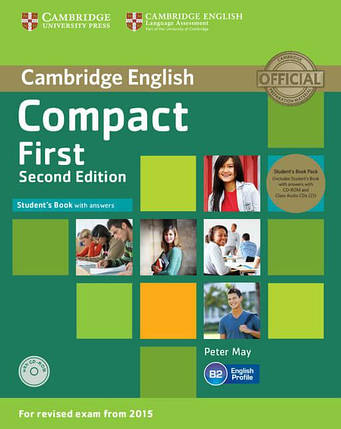 Compact First 2nd Edition student's Book with answers and CD-ROM and Class CDs (Підручник), фото 1