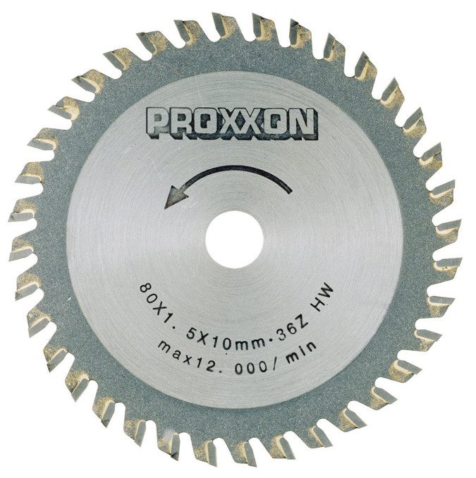 Відрізний диск із твердосплавними насадками PROXXON 36 зубців