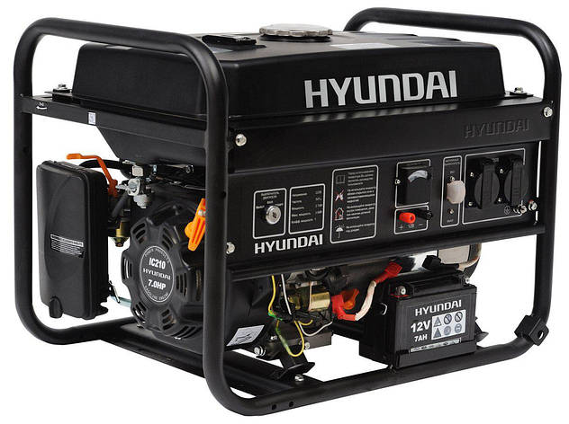 Генератор бензиновий, станція електрична HYUNDAI HHY 3010FE, фото 1