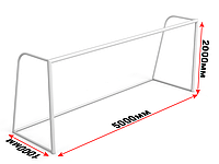 Ворота юнирские/пляжные/тренировочные 5х2м