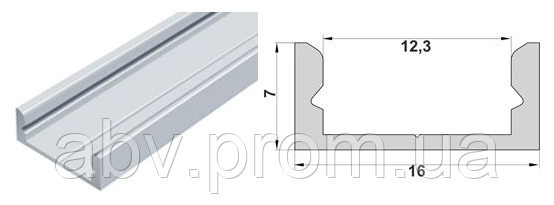 Профіль ЛП7-с20-AL 4595, фото 1