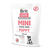 Brit Care GF Mini Puppy Lamb 400 г, з ягням, корм для цуценят дрібних порід