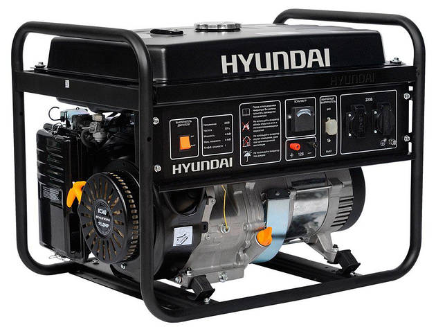 Генератор бензиновий, станція електрична HYUNDAI HHY 7010F, фото 2