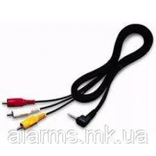 Кабель miniJack 2.5 мм - 3 RCA для GPS навігаторів