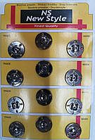 Кнопки пришивные круглые метал 21 мм