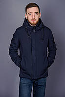 Чоловіча демісезонна куртка, темно-синього кольору