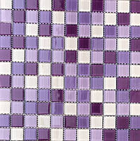 Скляна мозаїка фіолетова Vivacer Mix C014R