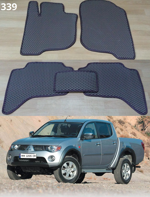 Килимки ЕВА в салон Mitsubishi L200 / Triton '05-15