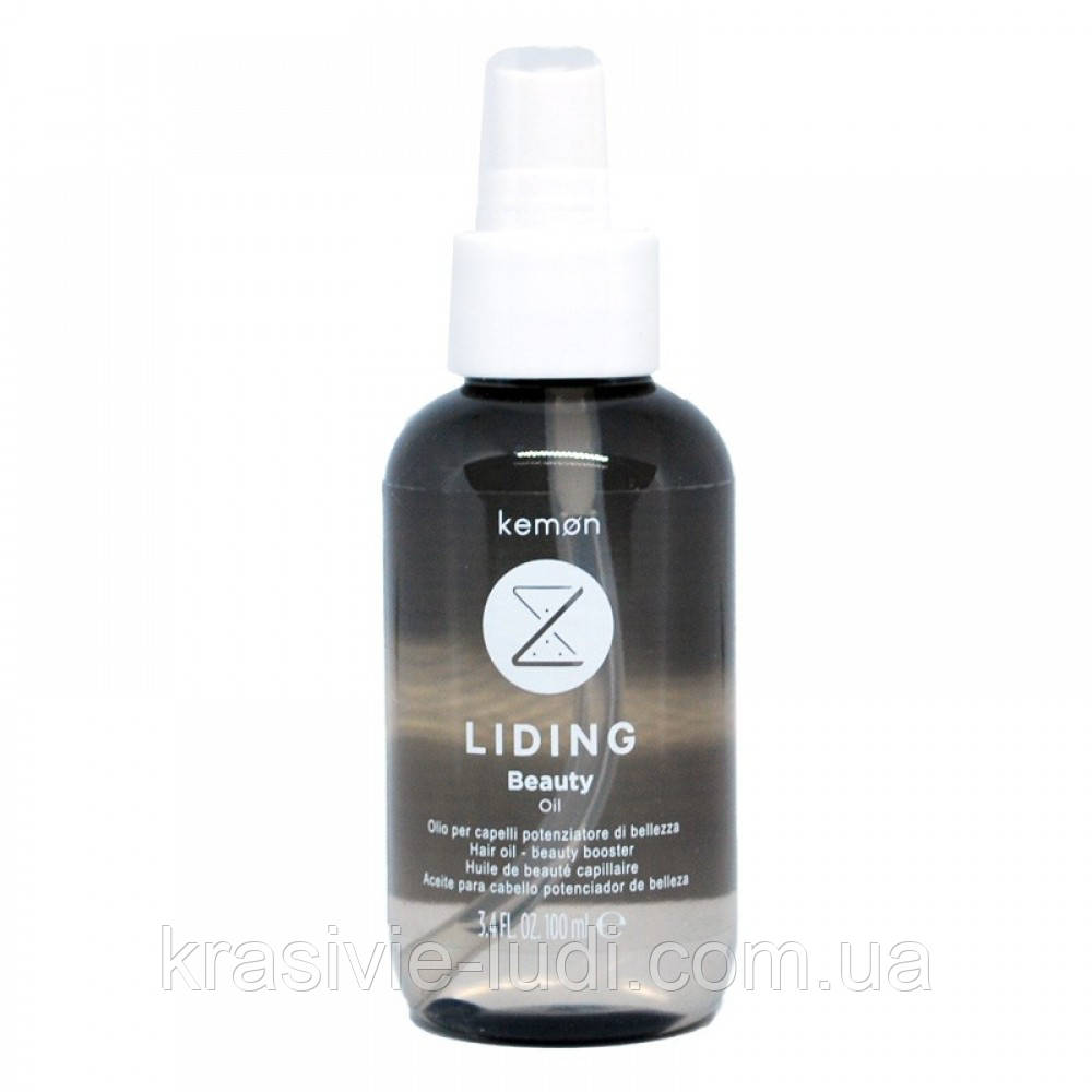 Питательное масло для всех типов волос Kemon Liding Beauty Oil 100 ml - фото 1 - id-p642627259