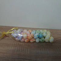 Яйця великодняві перепелинні, сувенір із пінопласту, 36 штук