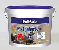 ExtraLatex 1,4 кг, інтер'єру єрна латексна фарба ЕкстраЛатекс Polifarb