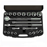 Набір 12-гранних головок і аксесуарів 3/4", 21 предметів T45755