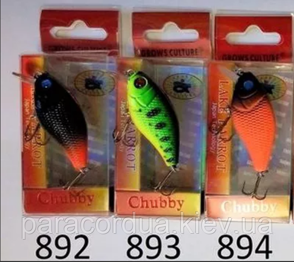 Воблер Chubby Чабик Чаббі Jackall Chubby 38F