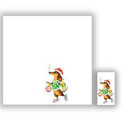 Салфетка ТМ Luxy 33*33 MINI, 3 шари, 10шт. Підданий Річард