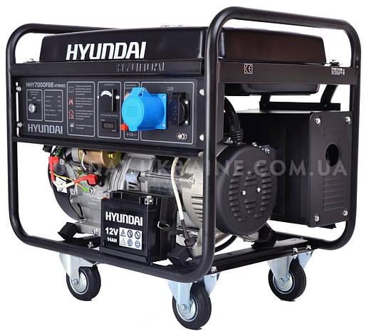 Генератор бензиновий, станція електрична HYUNDAI HHY 7000FGE, фото 2