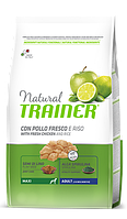 Корм Trainer (Трейнер) NATURAL Adult MAXI Con Pollo Fresco для дорослих собак великих порід з куркою та рисом, 3 кг