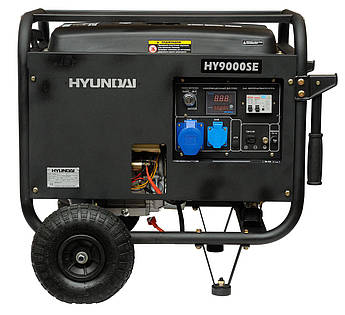 Генератор бензиновий, станція електрична HY HYUNDAI 9000SE, фото 2