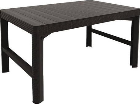 Стіл для саду пластиковий Keter Lyon rattan table, фото 1