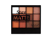 Матовые тени DoDo Matte Stay (12 оттенков) 3018D