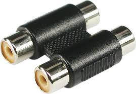 Перехідник 2 гнізда RCA - 2 гнізда RCA, фото 1