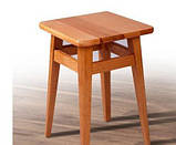 Табурет обідній серія Смарт (Мікс Меблі) 310х310х450 мм пряма нога бук, фото 2