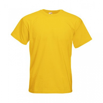 Чоловіча футболка під сублімацію колір жовтий