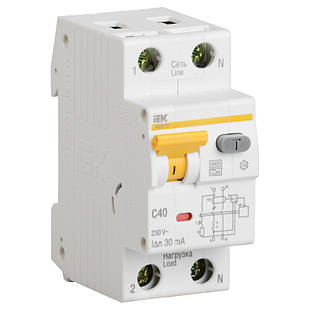 Авт. вимик. диф. струму АВДТ32 C40 30 мА IEK