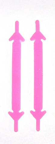 Шнурки силіконові рожеві універсальні, фото 2
