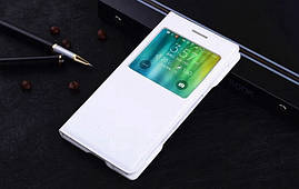 Чохол Samsung E500 / E5 книжка з вікном S-View білий