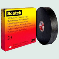 Изоляционная лента 3М Scotch 23 (19mm x 9.15 m х 0,76 mm) Сырая самовулканизирующаяся резина - фото 2 - id-p992572