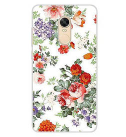 Оригінальний чохол панель накладка для Xiaomi Redmi 5plus з принтом квіти