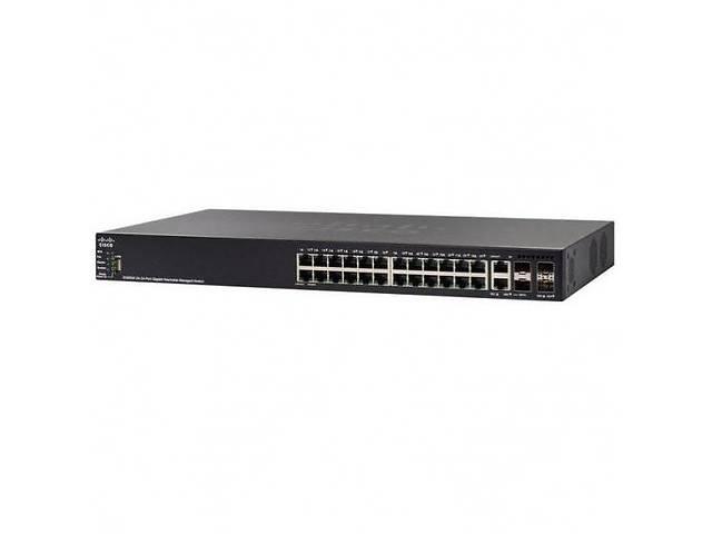Комутатор Cisco SG550X-24 24-port Gigabit Stackable Switch (SG550X-24-K9)